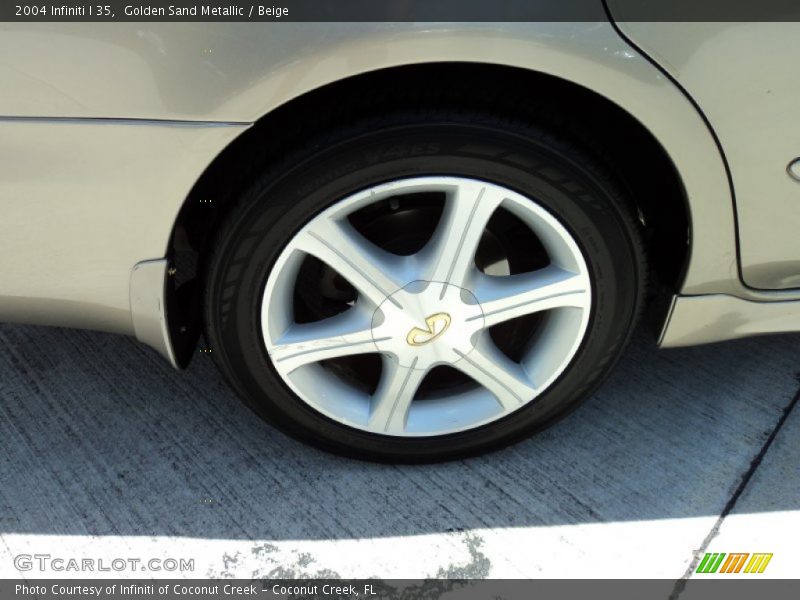 Golden Sand Metallic / Beige 2004 Infiniti I 35