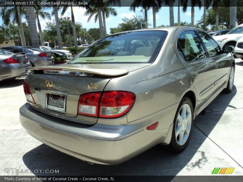 Golden Sand Metallic / Beige 2004 Infiniti I 35