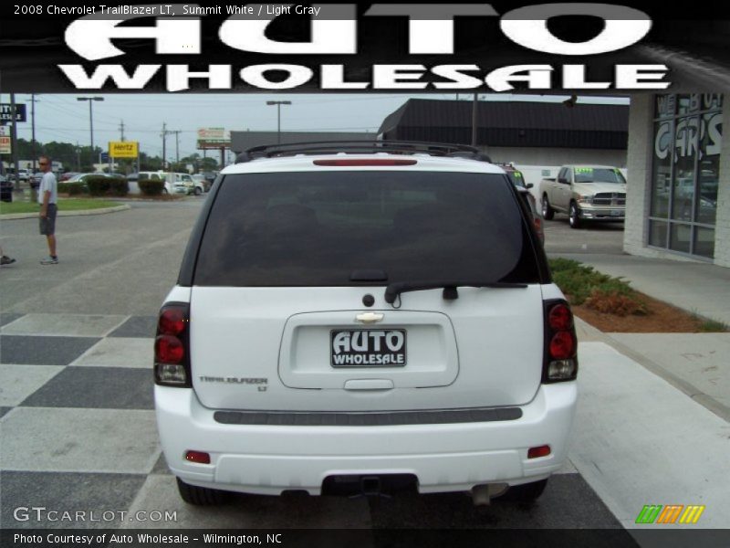 Summit White / Light Gray 2008 Chevrolet TrailBlazer LT