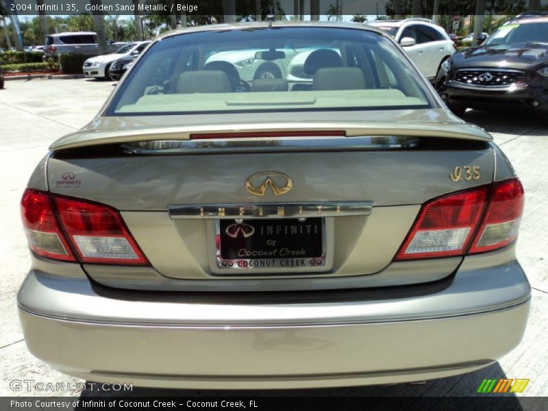 Golden Sand Metallic / Beige 2004 Infiniti I 35