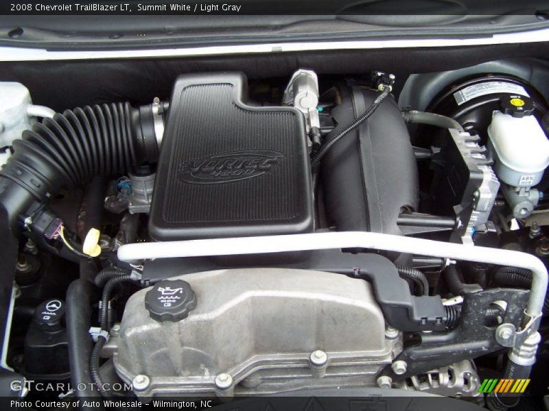 Summit White / Light Gray 2008 Chevrolet TrailBlazer LT