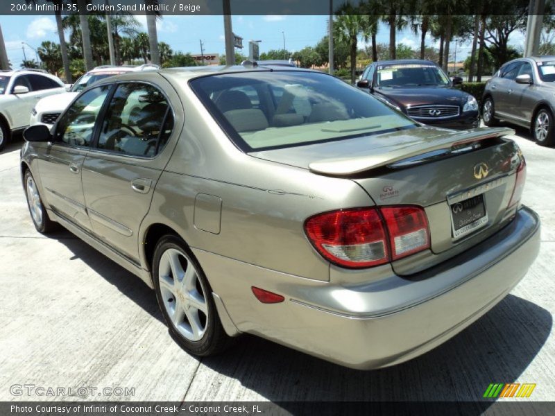 Golden Sand Metallic / Beige 2004 Infiniti I 35