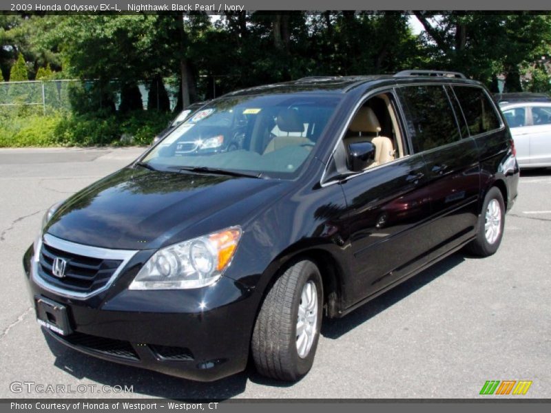 Front 3/4 View of 2009 Odyssey EX-L
