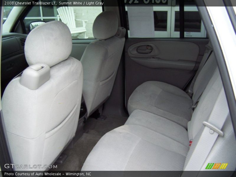 Summit White / Light Gray 2008 Chevrolet TrailBlazer LT