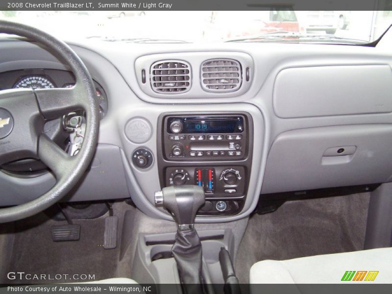 Summit White / Light Gray 2008 Chevrolet TrailBlazer LT