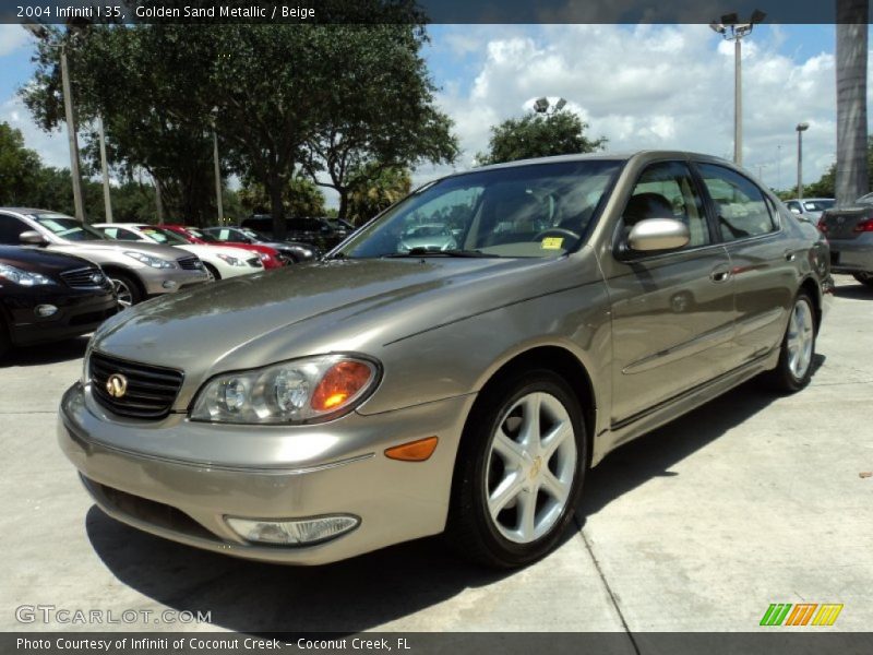 Golden Sand Metallic / Beige 2004 Infiniti I 35
