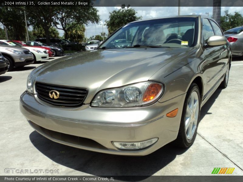 Golden Sand Metallic / Beige 2004 Infiniti I 35