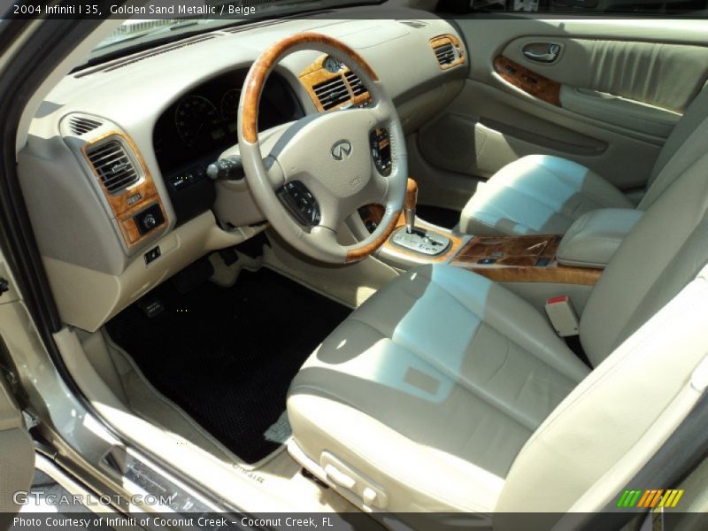 Golden Sand Metallic / Beige 2004 Infiniti I 35