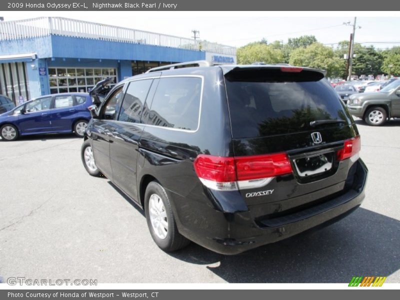 Nighthawk Black Pearl / Ivory 2009 Honda Odyssey EX-L