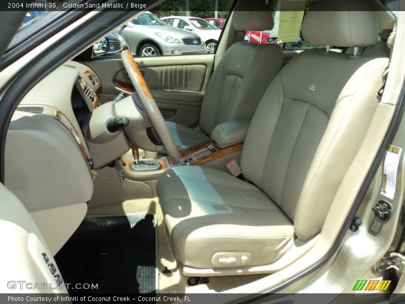 Golden Sand Metallic / Beige 2004 Infiniti I 35