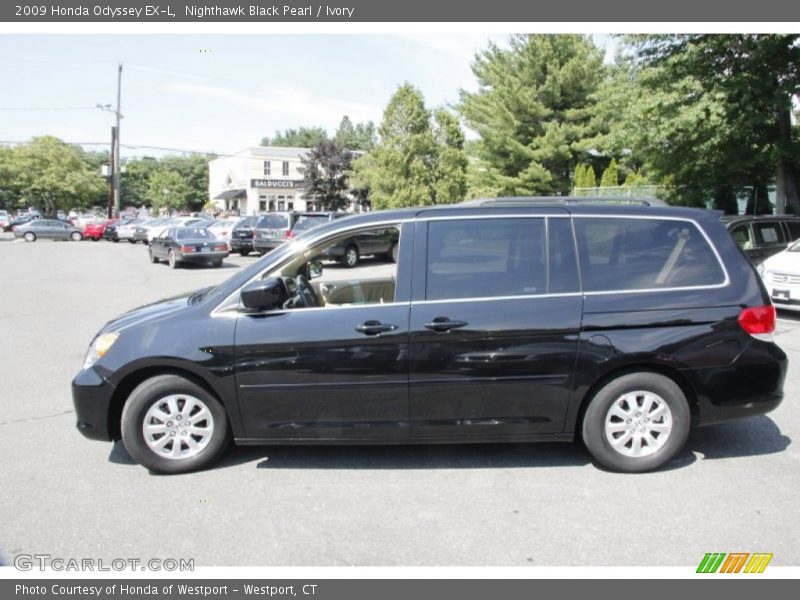 Nighthawk Black Pearl / Ivory 2009 Honda Odyssey EX-L