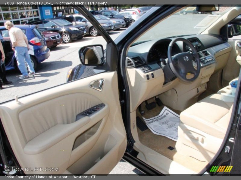 Nighthawk Black Pearl / Ivory 2009 Honda Odyssey EX-L