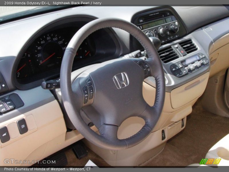 Dashboard of 2009 Odyssey EX-L