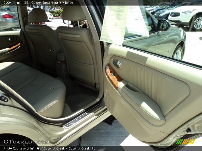 Golden Sand Metallic / Beige 2004 Infiniti I 35