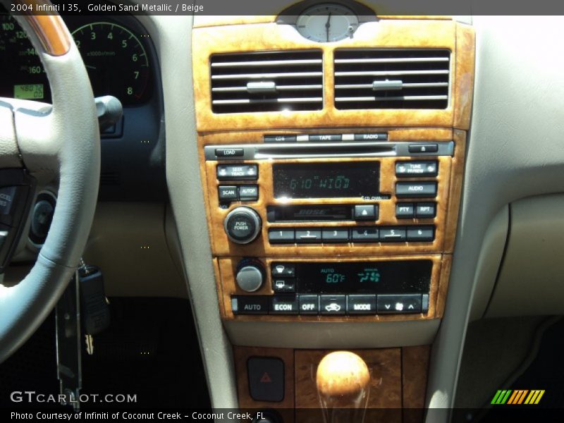 Golden Sand Metallic / Beige 2004 Infiniti I 35