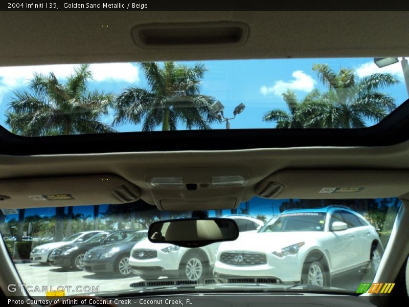 Golden Sand Metallic / Beige 2004 Infiniti I 35