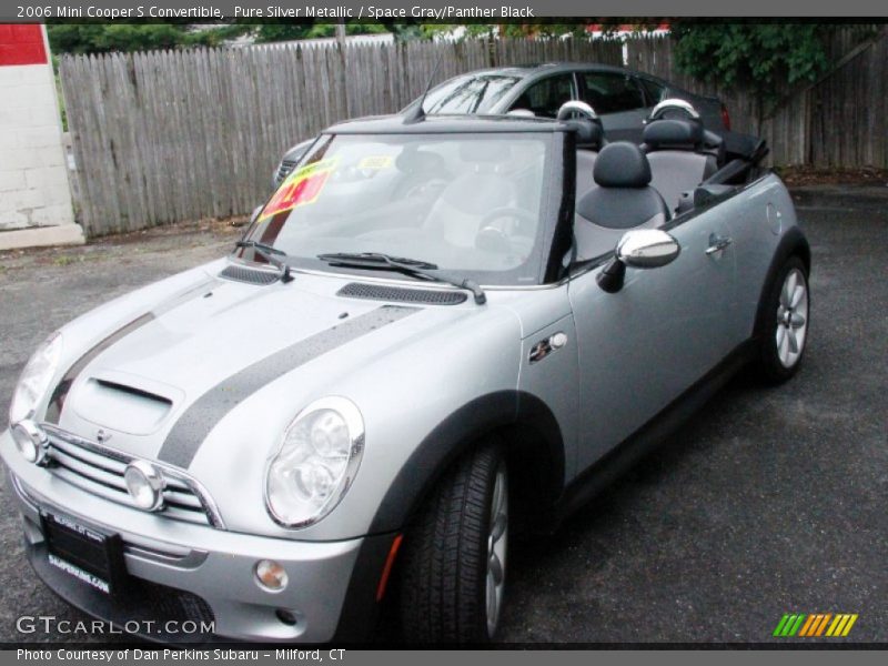 Pure Silver Metallic / Space Gray/Panther Black 2006 Mini Cooper S Convertible