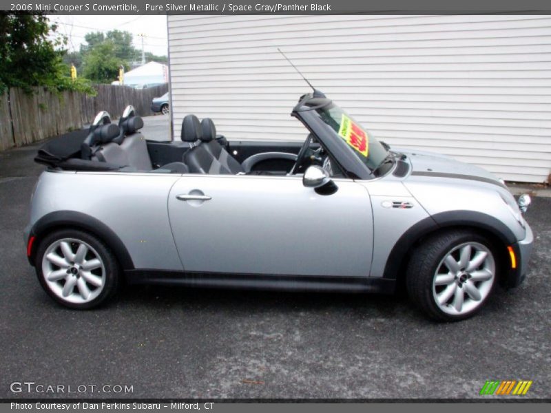 Pure Silver Metallic / Space Gray/Panther Black 2006 Mini Cooper S Convertible
