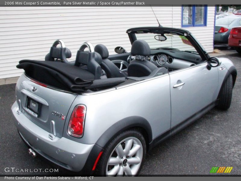 Pure Silver Metallic / Space Gray/Panther Black 2006 Mini Cooper S Convertible