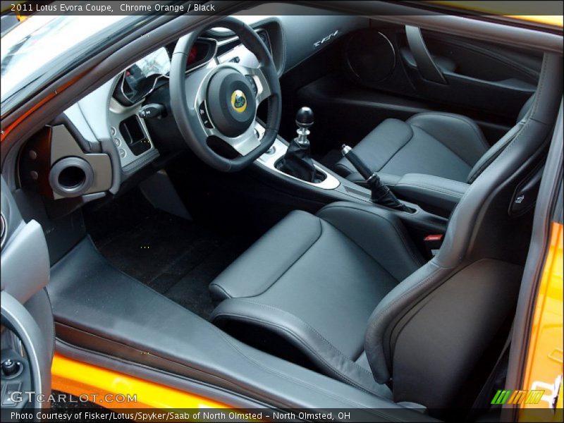  2011 Evora Coupe Black Interior