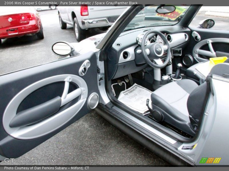Pure Silver Metallic / Space Gray/Panther Black 2006 Mini Cooper S Convertible