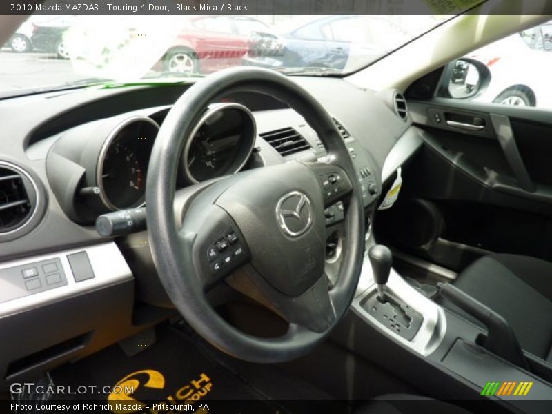 Black Mica / Black 2010 Mazda MAZDA3 i Touring 4 Door
