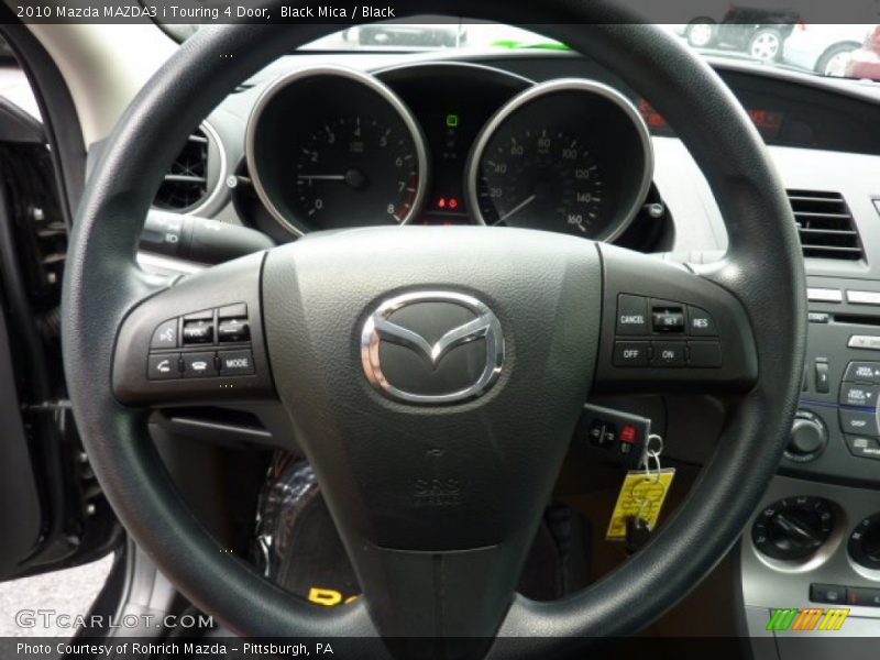 Black Mica / Black 2010 Mazda MAZDA3 i Touring 4 Door