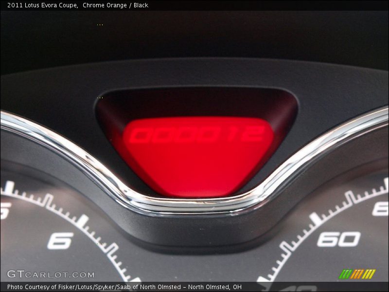 Chrome Orange / Black 2011 Lotus Evora Coupe