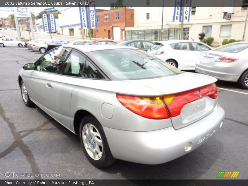 Silver / Gray 2002 Saturn S Series SC1 Coupe