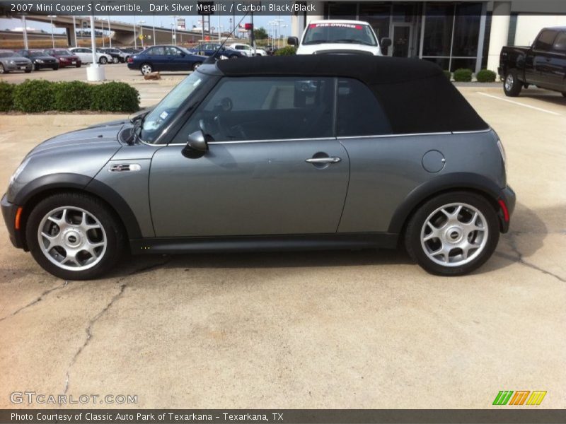 Dark Silver Metallic / Carbon Black/Black 2007 Mini Cooper S Convertible