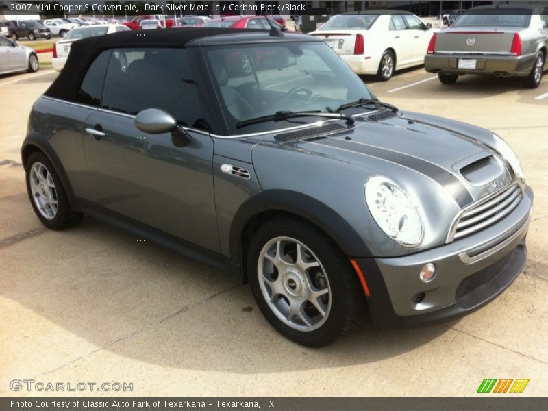 Dark Silver Metallic / Carbon Black/Black 2007 Mini Cooper S Convertible