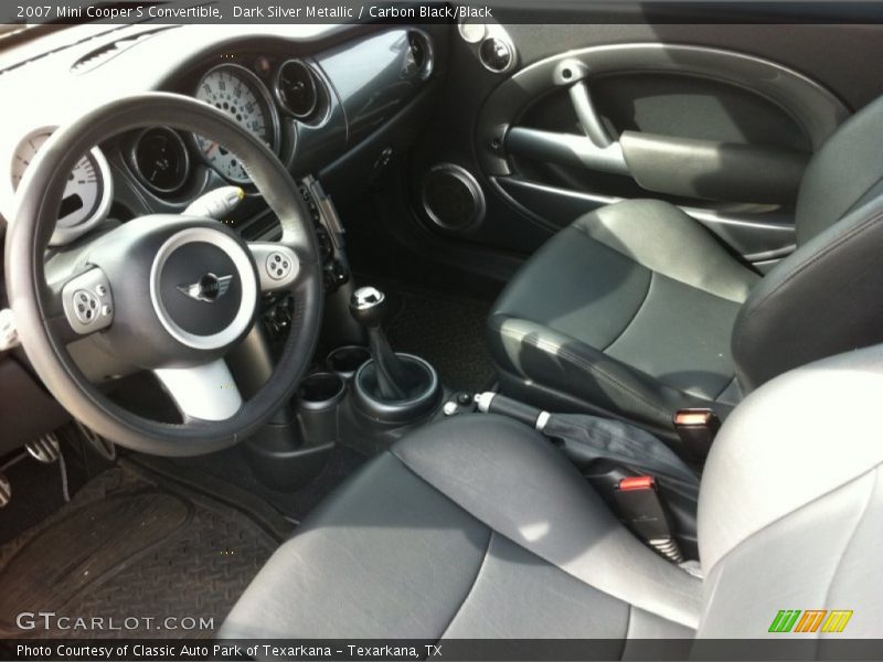 Dark Silver Metallic / Carbon Black/Black 2007 Mini Cooper S Convertible