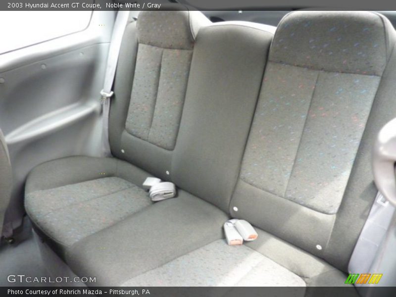  2003 Accent GT Coupe Gray Interior