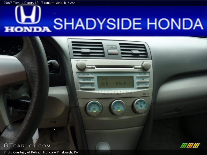 Titanium Metallic / Ash 2007 Toyota Camry LE