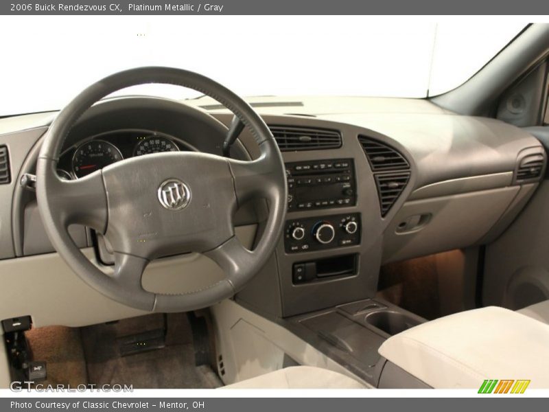 Platinum Metallic / Gray 2006 Buick Rendezvous CX