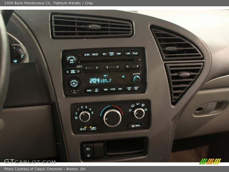 Platinum Metallic / Gray 2006 Buick Rendezvous CX