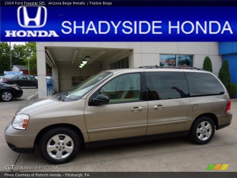Arizona Beige Metallic / Pebble Beige 2004 Ford Freestar SES