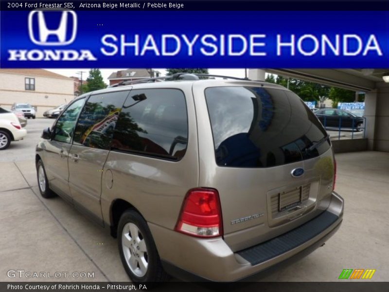 Arizona Beige Metallic / Pebble Beige 2004 Ford Freestar SES