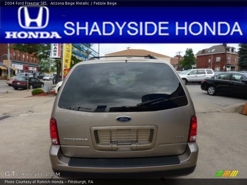 Arizona Beige Metallic / Pebble Beige 2004 Ford Freestar SES