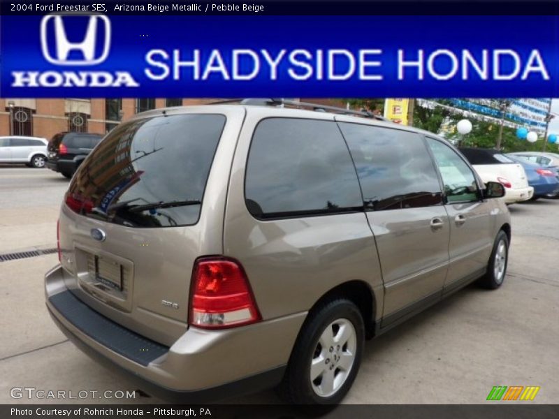 Arizona Beige Metallic / Pebble Beige 2004 Ford Freestar SES