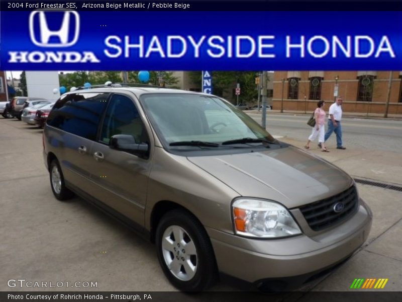 Arizona Beige Metallic / Pebble Beige 2004 Ford Freestar SES