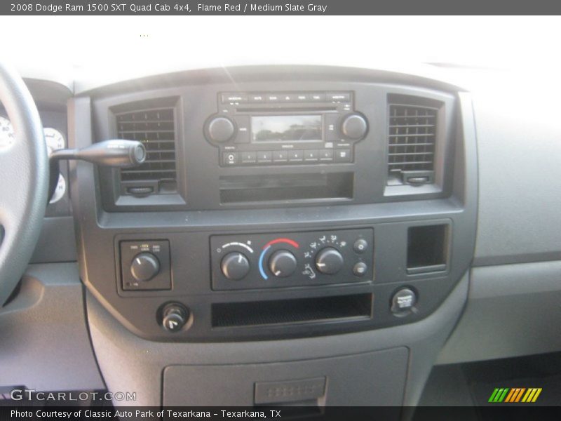 Flame Red / Medium Slate Gray 2008 Dodge Ram 1500 SXT Quad Cab 4x4