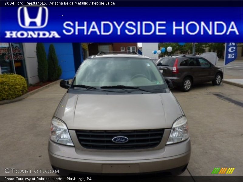 Arizona Beige Metallic / Pebble Beige 2004 Ford Freestar SES