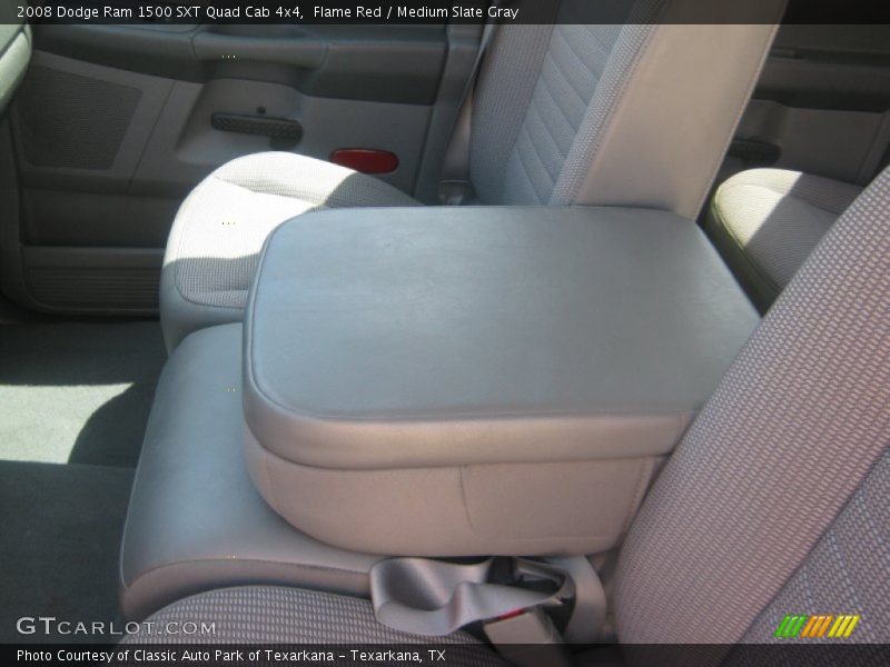 Flame Red / Medium Slate Gray 2008 Dodge Ram 1500 SXT Quad Cab 4x4