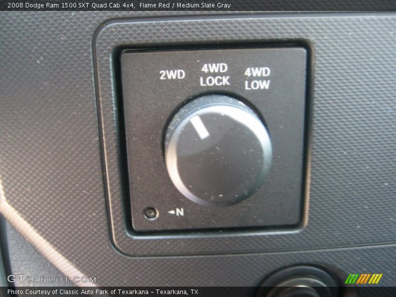Flame Red / Medium Slate Gray 2008 Dodge Ram 1500 SXT Quad Cab 4x4