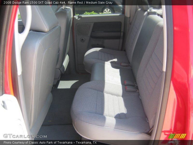 Flame Red / Medium Slate Gray 2008 Dodge Ram 1500 SXT Quad Cab 4x4