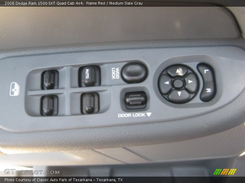 Flame Red / Medium Slate Gray 2008 Dodge Ram 1500 SXT Quad Cab 4x4