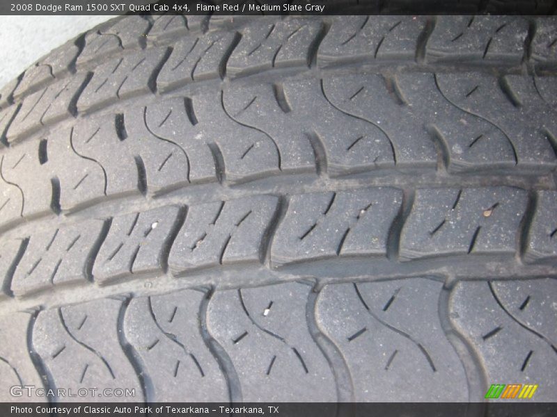 Flame Red / Medium Slate Gray 2008 Dodge Ram 1500 SXT Quad Cab 4x4