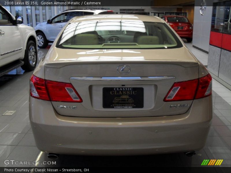 Golden Almond Metallic / Cashmere 2008 Lexus ES 350