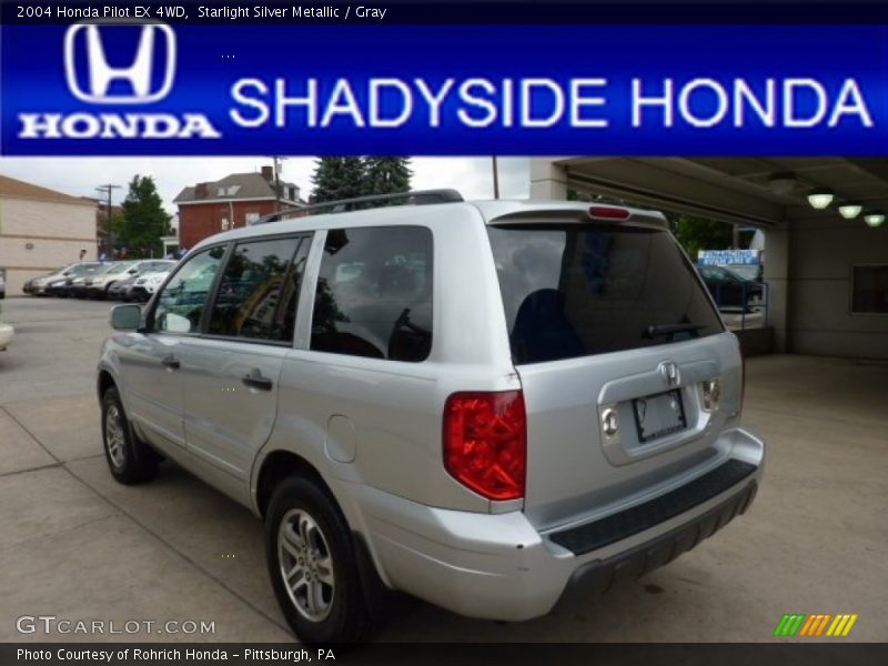 Starlight Silver Metallic / Gray 2004 Honda Pilot EX 4WD